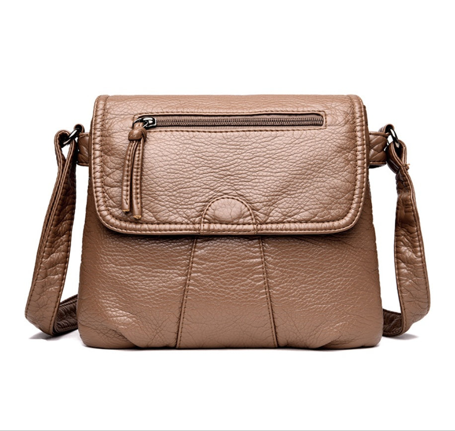 Crossbody Soft PU Leather Shoulder Bag