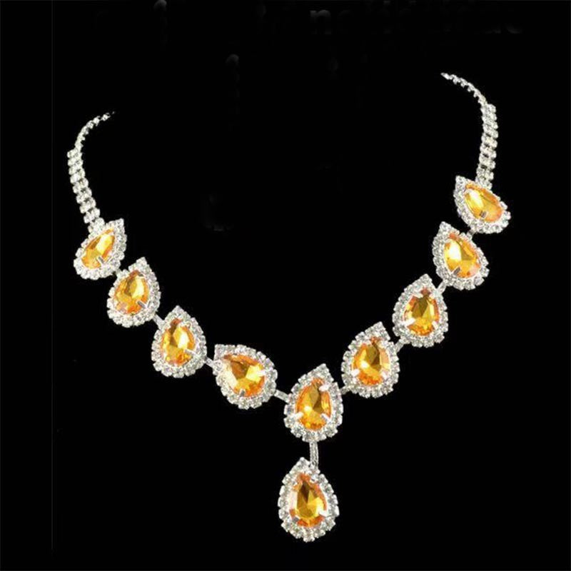 Blue Zirconia Necklace