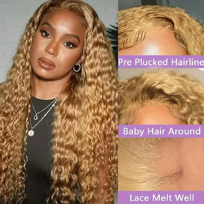 Honey Blonde Lace Front Human Hair Wigs