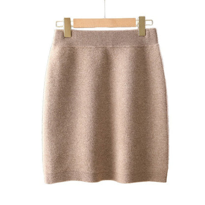 Women's Bags Body Little Short Dress Pure Wool Knit Skirt