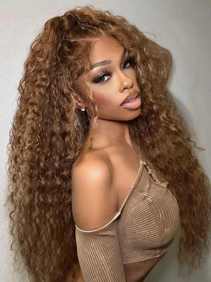 Deep Wave HD Lace Front Human Hair Wigs