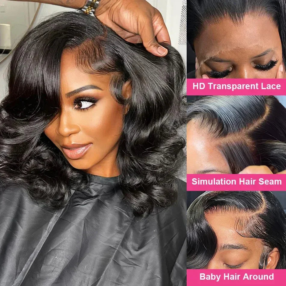 Body Wave Short Human Hair Wigs