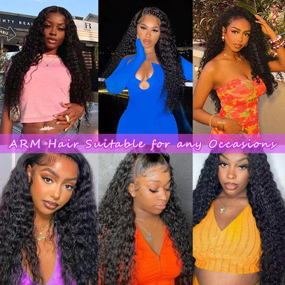 Water Wave Lace Front Human Hair Wigs