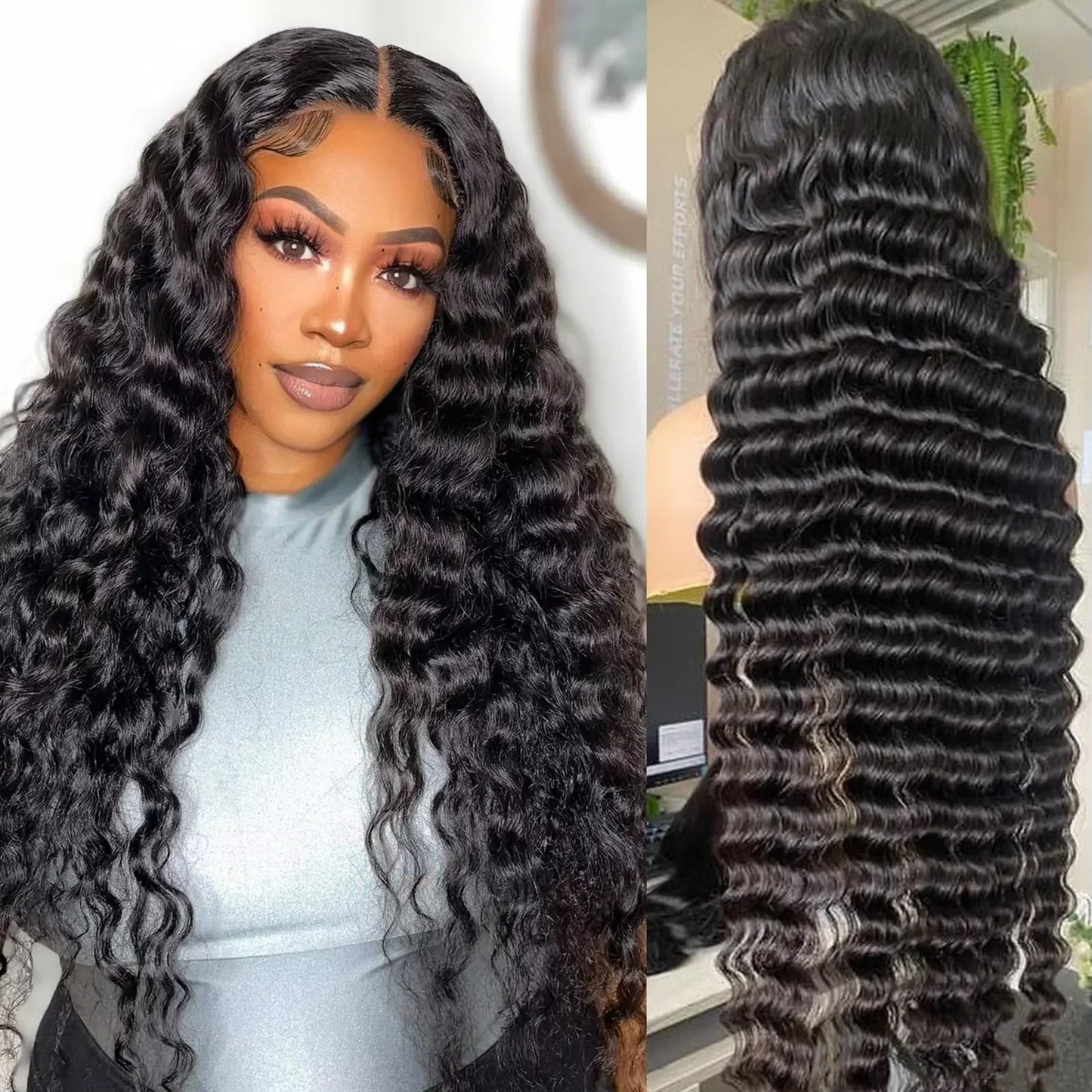 HD Loose Deep Wave Frontal Wig