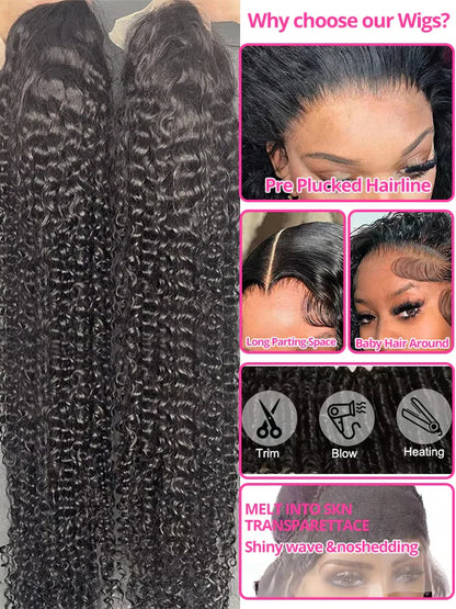 High Density Loose Deep Wave Curly Wigs