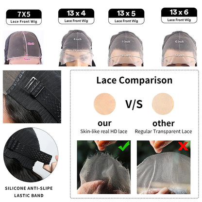 Deep Wave Frontal Hd Lace Wig