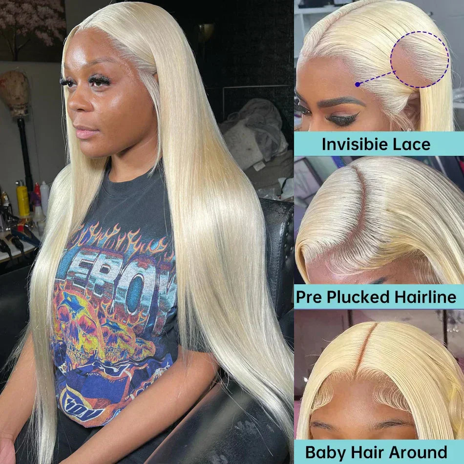 Blonde Lace Front Human Hair Wigs